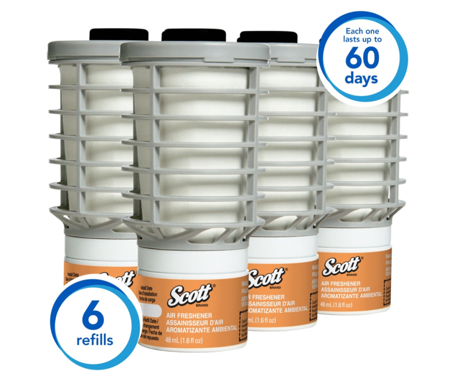 Scott® Mango-Scented Essential Continuous Air Freshener (1.6 oz., 6/Case)